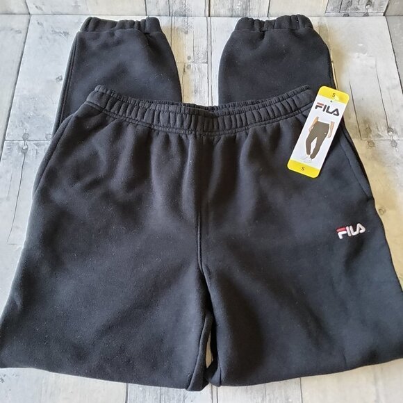 NWT - Fila Black Hi-Waist Jogger - Size Small - Picture 1 of 6